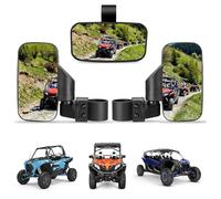 UTLODY Specchietto retrovisore UTV for Arctic Cat/Textron Wildcat EPS 2013-2023, specchietto Pieghevole Regolabile, specchietti affiancati, Adatto a Roll-Bar da 1,75-2 Pollici