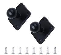UTMACH 2 Pezzi Base di Montaggio a Sfera da 1 Pollice Adattatore per Montaggio a Sfera in Alluminio Accessori Testa a Sfera Auto con Base Quadrata e Viti Supporto per Telefono per Moto da Bici