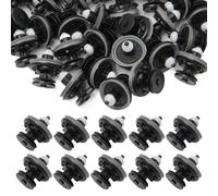 UTMACH 40 Pezzi 7L6868243 Clip di Fissaggio per Pannello Interno Portiera Auto, Plastica Clip di Fissaggio per Pannello Interno Rivestimento Porta Compatibili con T5, Golf 5/6/7, A4/A5/A6