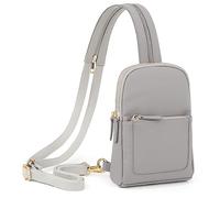 UTO Borsa a Tracolla Donna Grande 2 in 1 - Tracolla Regolabile, Resistente all'Acqua, in PU Pelle - Daypack per il Tempo Libero all'Aperto