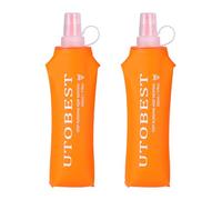 UTOBEST Soft Flask Bottiglie d'Acqua Pieghevoli in Poliuretano termoplastico, per Corsa, Escursionismo, Ciclismo