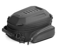 UTONGMU Borse Coda Multifunzione Moto Posteriore Sella Borsa 12L-18L Espandibile Motore Guscio Rigido Zaino Outdoor Motocross Borsa Laterale Bagagli Sella(Matte Black)