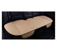 UTONGMU coprisedili auto anteriore Per Maggior Parte SUV Berline Porte Cuscino Supporto Sedile Auto Protezione Protettiva Singolo Senza Schienale Pelle PU(1pcs back Beige)