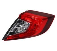 UTONGMU fanali posteriori Per 10th Per Civic 2016-2019 Luci Posteriori Per Auto Fanale Posteriore Indicatore Di Direzione Fendinebbia Alloggiamento Per Ricambio Senza Gruppo Lampadina(Only right)