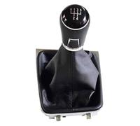UTONGMU Pomello Cambio per VW per Golf 7 per A7 MK7 per GTI per GTD 2013-2018 Auto Gear Stick Pomello del Cambio Ghetta in Pelle Boot Cover(5 Speed)