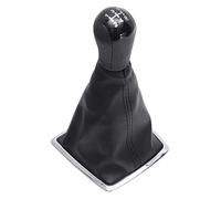 UTONGMU Pomello Del Cambio Per Focus 2 MK II 2005-2011 Pomello Cambio Manuale A 5 Marce Cuffia Copri Similpelle(Black)