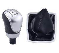 UTONGMU Pomello Del Cambio Per Focus 2 MK2 FL MK3 MK4 MK7 Per MONDEO Per GALAXY Pomello Cambio Manuale 5 6 Velocità Cuffia(S1silver)