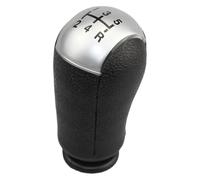 UTONGMU Pomello Del Cambio Per Focus Per C-Max Per Mustang Pomello Cambio Manuale A 5 6 Marce Leva Maniglia(Silver,5 speed)