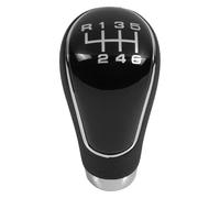 UTONGMU Pomello Del Cambio Per Mazda 2 3 6 BK 2004-2012 Pomello Cambio Auto 5 Velocità Testa Della Leva Stile(6 Speed Black)