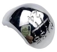 UTONGMU Pomello Del Cambio Per Opel Per Vauxhall Per Vectra C 2002-2005 Pomello Cambio Cromato 5 6 Marce
