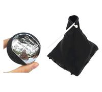 UTONGMU Pomello Del Cambio Per Opel Per Vauxhall Per Vectra C Pomello Cambio Cromato 5 6 Marce Cuffia Copri Custodia(Set 12345R)