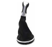 UTONGMU Pomello Del Cambio Per Skoda Per Fabia 2 Per Roomster Auto Pomello Cambio Manuale A 5 Marce Della Leva Testa Bastone Cuffia Dell'impugnatura(Silver 5 Speed Set)