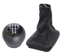 UTONGMU Pomello Del Cambio Per Vauxhall Per Opel Per MERIVA A 2003-2010 Pomello Cambio Auto Cuffia Leva Copri Pelle(B Boot Cover)