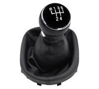 UTONGMU Pomello Del Cambio Per VW Per Caddy 2 II MK2 Per Touran 2004-2009 Pomello Cambio Manuale A 5 6 Velocità Con Cuffia Per Auto(5 Speed)