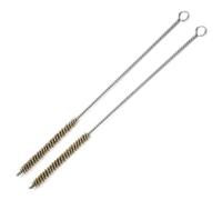 Utoolmart 2 spazzole per la pulizia con filo di rame, spazzola a spirale, strumento di pulizia per tubi in filo di rame, spazzola per bottiglie per tubi, diametro: 1 cm, lunghezza: 30,5 cm