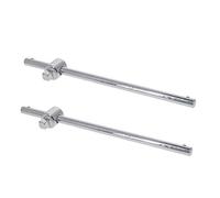 Utoolmart 2Pcs 1/4 di pollice Drive scorrevole chiave interruttore barra regolabile T-Handle Socket mano strumento