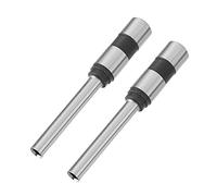 Utoolmart 6 mm perforatore di carta, gambo dritto Hollow Bit strumento, per foratrice perforatrice 2 pz