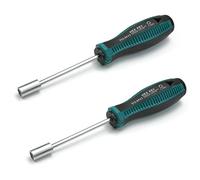 Utoolmart - Cacciavite a bussola esagonale da 1/4", non magnetico, punta a sei punti, 2 pezzi
