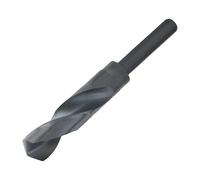 Utoolmart Punta per trapano HSS 6542 con codolo ridotto, 22 mm, in ossido nero, con codolo dritto da 1/2", 1 pezzo