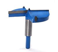 Utoolmart Punta per trapano per legno diametro 85mm gambo diritto punta in metallo duro cementato sega a tazza professionale per lavorazione del legno lunghezza 80mm blu per cerniera compensato 1 pz