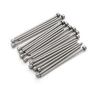 Utoolmart, punzoni rotondi da 8 mm, per espulsione dritta, in acciaio 65 MN, gambo 4 mm, lunghezza 100 mm, per la produzione di stampi induriti 48-50rc, 20 pezzi