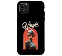 Utopia A Land Of Make Believe (dichiarazione di speranza, grafica retrò) Custodia per iPhone 11 Pro Max