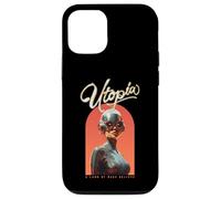 Utopia A Land Of Make Believe (dichiarazione di speranza, grafica retrò) Custodia per iPhone 12/12 Pro