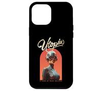 Utopia A Land Of Make Believe (dichiarazione di speranza, grafica retrò) Custodia per iPhone 12 Pro Max