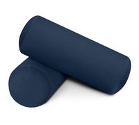 Utopia Bedding Bolster Pillows Insert Pack of 2, Navy - 6 x 16 Inches Bed and Couch Pillows - Indoor Decorative Pillows