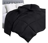 Utopia Bedding Comforter Duvet Insert, Quilted Comforter with Corner Tabs, Box Stitched Down Alternative Comforters Queen Size (Black)