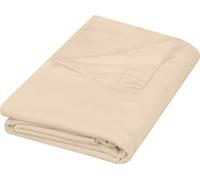 Utopia Bedding - Confezione da 1 lenzuolo piano, in morbida microfibra spazzolata, non si restringe e non sbiadisce, facile da pulire (beige, queen size)