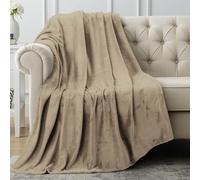 Utopia Bedding Coperta in Pile Coperta Leggera per Letto, Divano o Divano, Adatta a Tutte le Stagioni [152x127 cm, Cammello]