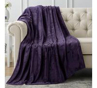 Utopia Bedding Coperta in Pile Coperta Leggera per Letto, Divano o Divano, Adatta a Tutte le Stagioni [152x127 cm, Viola]