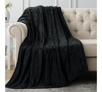 Utopia Bedding Coperta in Pile Coperta Leggera per Letto, Divano o Divano, Adatta a Tutte le Stagioni [152x127 cm, Nero]
