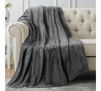 Utopia Bedding Coperta in Pile Coperta Leggera per Letto, Divano o Divano, Adatta a Tutte le Stagioni [177x127 cm, Grigio]