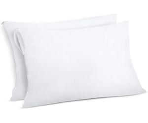 Utopia Bedding Copricuscini Impermeabili 40x70 cm (Set di 2) con Cerniera, Federe Cuscini Letto Certificato Oeko-TEX