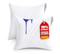Utopia Bedding Copricuscini Impermeabili 50x50 cm (Set di 2) con Cerniera, Federe Cuscini Letto Certificato Oeko-TEX