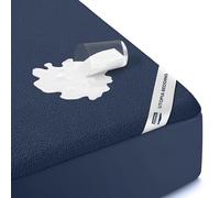 Utopia Bedding Coprimaterasso impermeabile per letto king size, in spugna premium 200 g/m², traspirante, lenzuolo con angoli elasticizzati con tasche elastiche (blu marino)