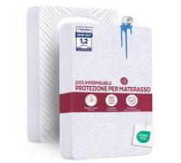 Utopia Bedding Coprimaterasso Lettino Impermeabile 70 X 140 X 15 Cm, Certificato