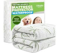 Utopia Bedding Coprimaterasso Matrimoniale Impermeabile King Viscosa Premium Proteggi Materasso, Oeko-Tex Certified, Traspirante, Tutto Intorno Elastico