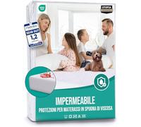 Utopia Bedding Coprimaterasso Singolo Impermeabile 90 x 200 x 30 cm, Viscosa, Oeko-Tex Certified, Proteggi Materasso, Traspirante, Tutto Intorno Elastico