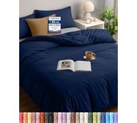 Utopia Bedding Copripiumino Matrimoniale 200x200 cm, Blu Navy
