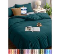 Utopia Bedding Copripiumino Matrimoniale 200x200 cm, Verde Alzavola | Microfibra Copripiumino 200x200 cm con 2 Federe 50x75 cm, Certificato Oeko-TEX, facile da montare, ideale per case e hotel