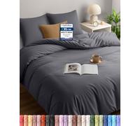 Utopia Bedding Copripiumino Matrimoniale 240x220 cm, Grigio