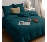 Utopia Bedding Copripiumino Matrimoniale 260x240 - Microfibra Copripiumino 260x240cm + Federe 65x65cm (Verde Alzavola)