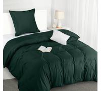 Utopia Bedding Copripiumino Singolo - Microfibra Copripiumino 135x200cm + Federa 80x80cm (Smeraldo)