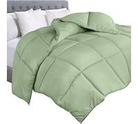 Utopia Bedding Copripiumino US King (259 x 229 cm), 10,5 Tog, senza copripiumino, con linguette angolari, trapuntato, colore: verde salvia