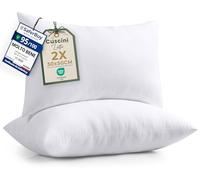 Utopia Bedding Set di 2 Cuscini, 30 x 50 cm Imbottitura per Cuscini, Cuscini Divano, Cuscino Interno (Bianco)