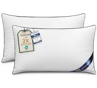 Utopia Bedding Cuscini, Imbottitura per Letto e Come Cuscino decorativi, cuscino per divano, cuscini decorativi (2, Bianco, 30x50 cm)