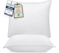 Utopia Bedding Cuscini Letto (Set di 2), 60 x 60 cm Cuscino, Bianco
